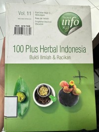 Image of 100 Plus Herbal Indonesia Bukti Ilmiah & Racikan