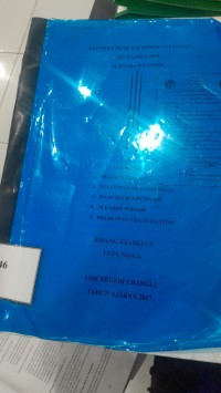 Image of laporan Praktek kerja Lapangan : PT. Family MM