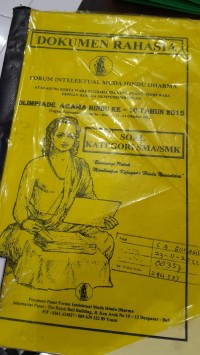 Image of Soal Olimpiade Agama hindu ke 10 tahun 2015