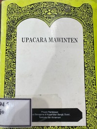 Image of Upacara Mawinten