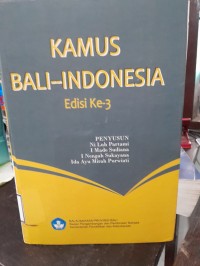Kamus Bali  - Indonesia