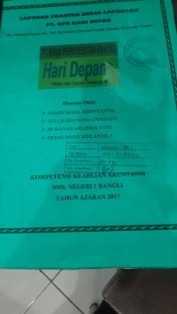 Laporan Praktek Kerja Lapangan