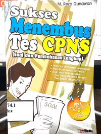 Image of Sukses Menembus Tes CPNS (Soal dan Pembahasan Lengkap)